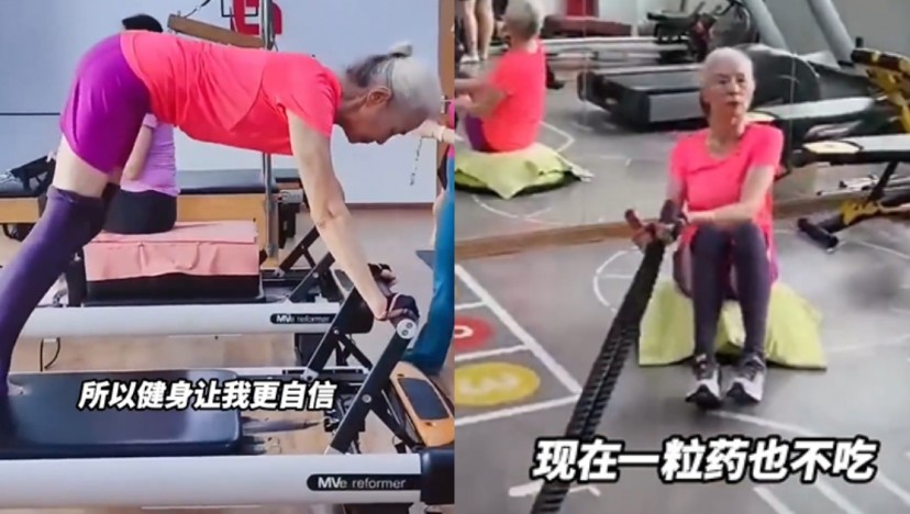 Gym 5 days a week, weightlifting, pilates: 79-year-old Chinese grandma goes viral for active lifestyle